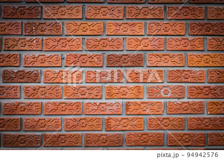 Red brick wall texture 94942576