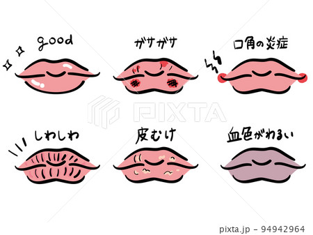 いろんな唇セット 94942964