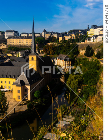 St John's Church from outside. Grund district, Luxembourg City St John's Church from outside. Grund district, Luxembourg City 94943720