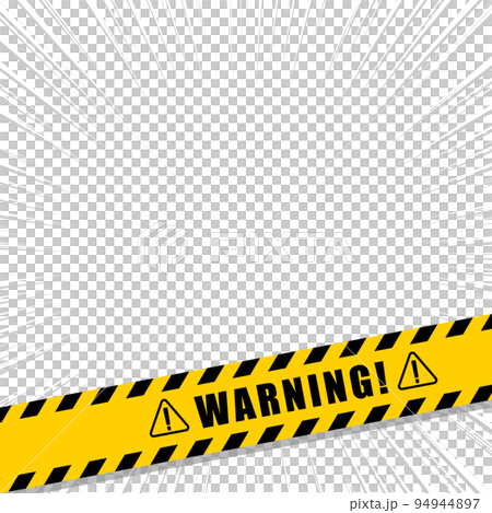 危險標誌膠帶和濃度線警告 94944897