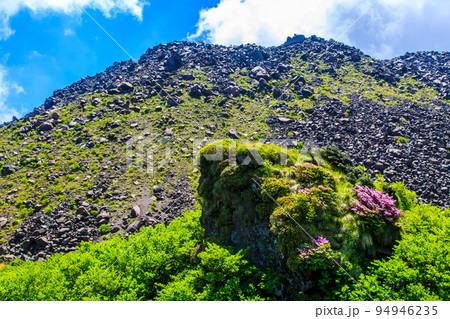新緑の立岩の峰からの平成新山 【長崎県雲仙市】 新緑の立岩の峰からの平成新山 【長崎県雲仙市】 94946235