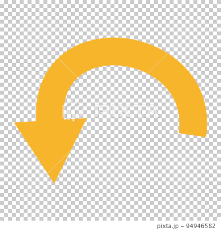 curved arrow 94946582