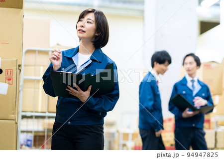 ビジネス　工場　製造　倉庫　流通　運送 94947825