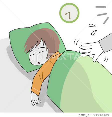 朝起きられない子供 94948189