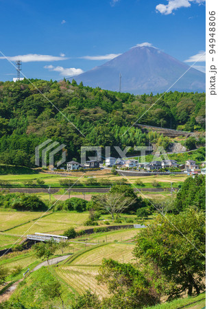 竹之下の里風景 富士山と里の風景 竹之下の里風景 富士山と里の風景 94948806