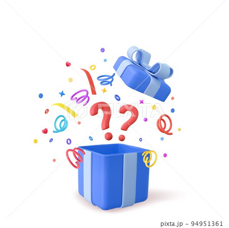 3d Mystery Gift Box 3d Mystery Gift Box 94951361