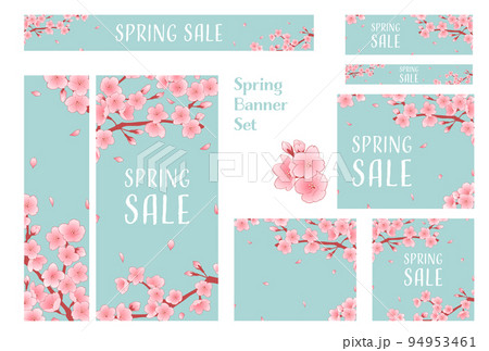バナーセット_桜 94953461
