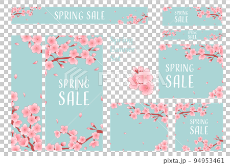 バナーセット_桜 94953461