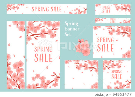 バナーセット_桜 94953477