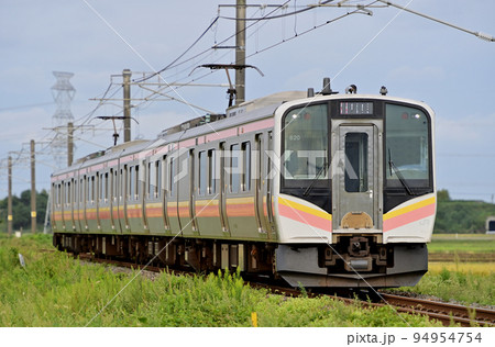 白新線　佐々木ー西新発田　JR東日本　E129系　B20編成（新潟） 94954754