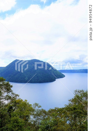 裏摩周展望台から見た風景 摩周湖 裏摩周展望台から見た風景 摩周湖 94954872