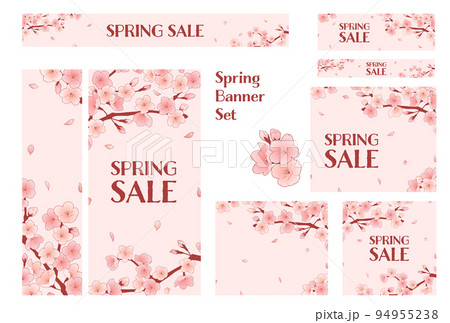 バナーセット_桜 94955238