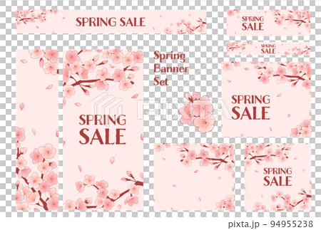 バナーセット_桜 94955238