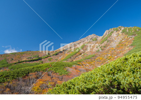 紅葉する御嶽山 紅葉する御嶽山 94955475