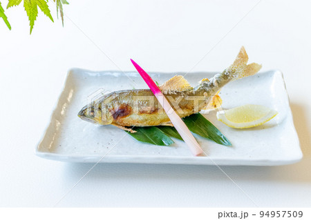 鮎の塩焼き 泳がし鮎 鮎の塩焼き 泳がし鮎 94957509