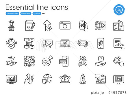 Recovery internet, Refresh mail and Dollar rate line icons. Collection of Energy growing, Dating chat, Winner podium icons. Chemistry lab, Video conference, Heart web elements. Vector Recovery internet, Refresh mail and Dollar rate line icons. Collection of Energy growing, Dating chat, Winner podium icons. Chemistry lab, Video conference, Heart web elements. Vector 94957873