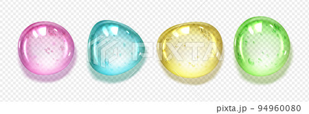 Serum texture, drops of gel or collagen bubbles 94960080