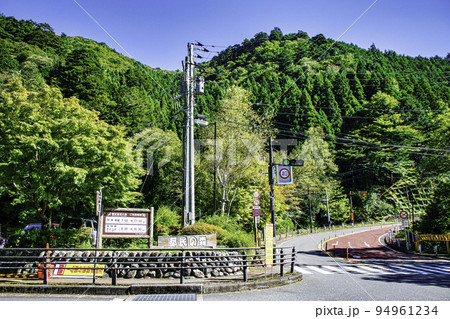 東京都　檜原都民の森　標高1,000メートルから1,500メートルの山岳公園 94961234