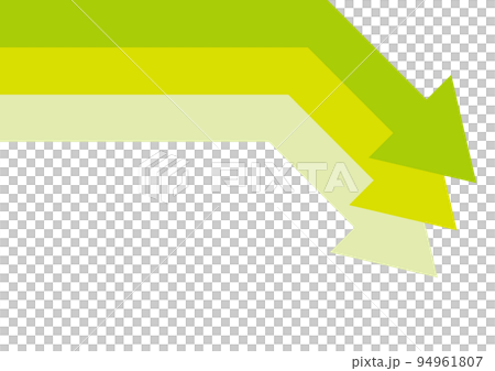 Arrow background down yellow green Arrow background down yellow green 94961807