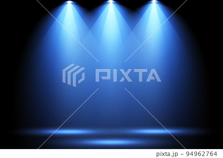 Vector Spotlights. Scene. Light Effects. Glow light effect. Vector illustration. 94962764