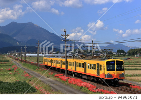藤原岳と三岐鉄道三岐線 94965071