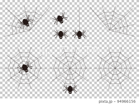 Halloween _ spider _ set _ silhouette 94966156