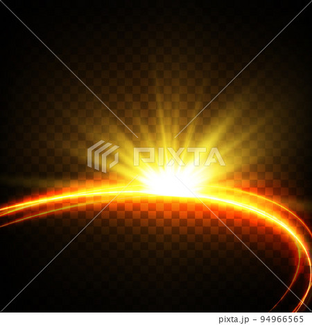Light star gold png. Light sun gold png. Light flash gold png. vector illustrator. summer season beach. 94966565