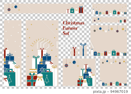 橫幅 set_Christmas_colorful 94967019