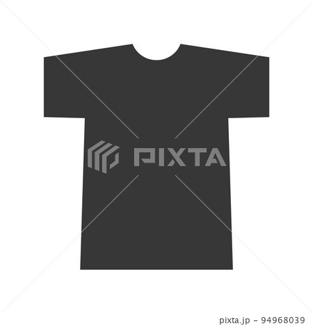 シンプルな半袖Tシャツのアイコン - 洋服・下着のイメージ素材 94968039