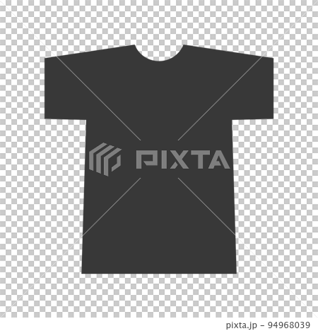 シンプルな半袖Tシャツのアイコン - 洋服・下着のイメージ素材 94968039
