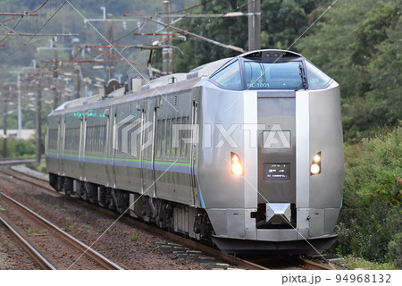 室蘭本線 虎杖浜 JR北海道 789系1000番台 HL-1001編成(札幌) すずらん 室蘭本線 虎杖浜 JR北海道 789系1000番台 HL-1001編成(札幌) すずらん 94968132