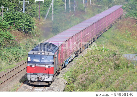 室蘭本線 礼文ー小幌 JR貨物 DF200-54(五稜郭) 室蘭本線 礼文ー小幌 JR貨物 DF200-54(五稜郭) 94968140