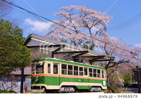秋保温泉郷の旧仙台市電車両【宮城県仙台市】 94968879