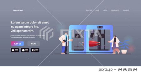 researchers prints muscle model on 3d bio printer medical printing of human transplantation organ biological engineering 94968894