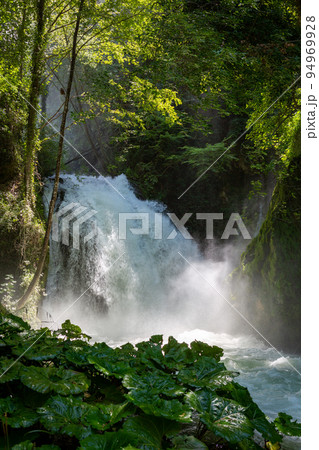 The Cascata delle Marmore (Marmore Falls) is a waterfall located near Terni in Umbria region, Italy. The Cascata delle Marmore (Marmore Falls) is a waterfall located near Terni in Umbria region, Italy. 94969928