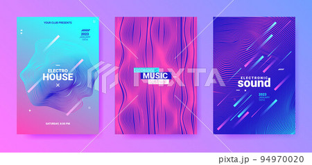 Dance Posters. Electro Sound Cover. Techno Party Flyer. Vector 3d Background. Abstract Dance Poster Set. Geometric Fest Banner. Gradient Wave Round. Futuristic Dance Posters. Dance Posters. Electro Sound Cover. Techno Party Flyer. Vector 3d Background. Abstract Dance Poster Set. Geometric Fest Banner. Gradient Wave Round. Futuristic Dance Posters. 94970020