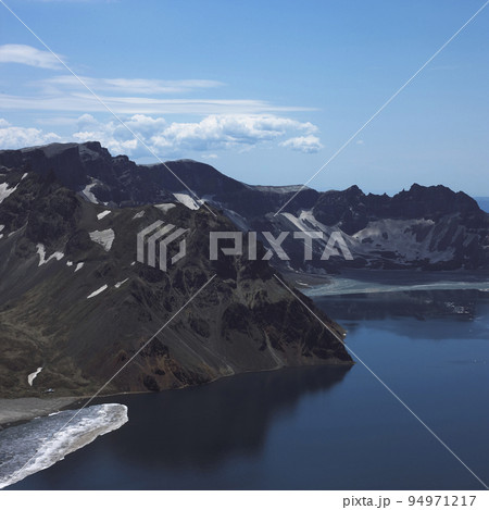 尾根 白頭山 火山 94971217