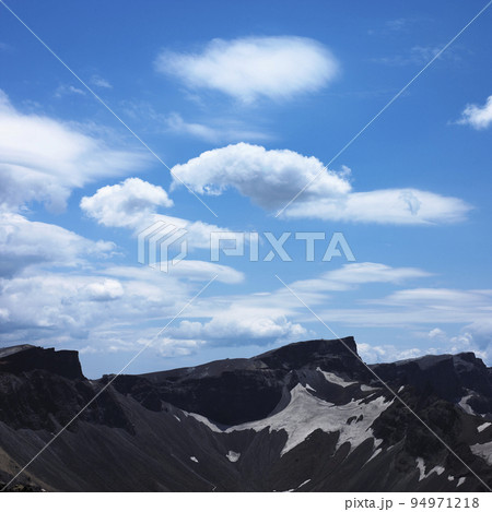 尾根 白頭山 火山 94971218
