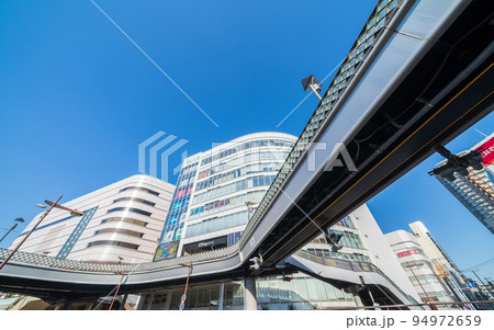 「埼玉県」川口駅東口 駅前の風景 「埼玉県」川口駅東口 駅前の風景 94972659