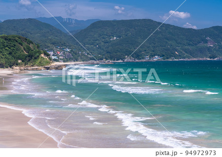 《静岡県》伊豆白浜海岸・エメラルドグリーンの美しいビーチ 《静岡県》伊豆白浜海岸・エメラルドグリーンの美しいビーチ 94972973