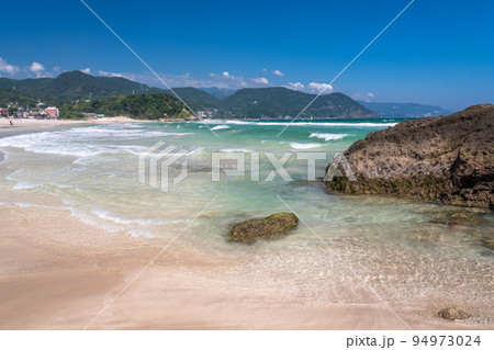 《静岡県》伊豆白浜海岸・エメラルドグリーンの美しいビーチ 《静岡県》伊豆白浜海岸・エメラルドグリーンの美しいビーチ 94973024