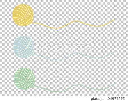 受紗線啟發的插圖 受紗線啟發的插圖 94974265