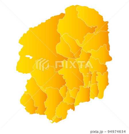 栃木県と市町村地図