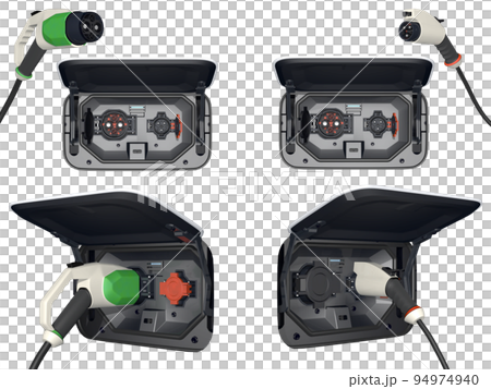 電気自動車　EV　充電スタンド　充電口　チャージャー 94974940