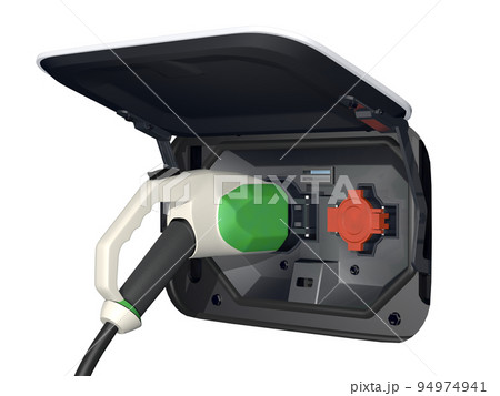 電気自動車　EV　充電スタンド　充電口　チャージャー 94974941