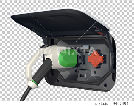 電気自動車　EV　充電スタンド　充電口　チャージャー 94974941