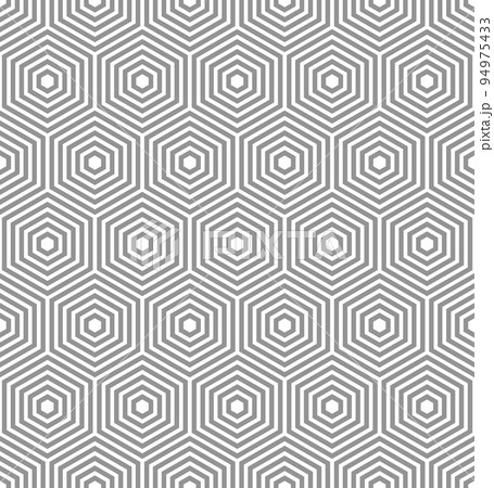 Seamless Vector Abstract Pattern With Hexagonal Shapes Seamless Vector Abstract Pattern With Hexagonal Shapes 94975433