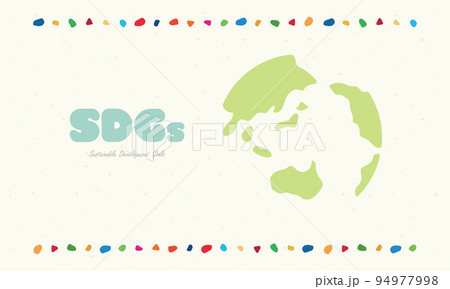 SDGs イメージ素材 テンプレート 94977998