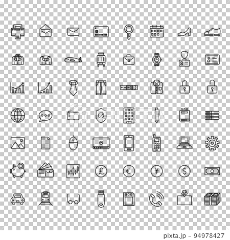 迷你商務圖標集 94978427