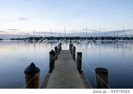Boats docked at Dinner Key Marina in Coconut Grove, Miami, Florida. Boats docked at Dinner Key Marina in Coconut Grove, Miami, Florida. 94979088